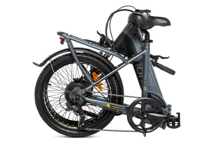 Bicicleta eléctrica plegable.
