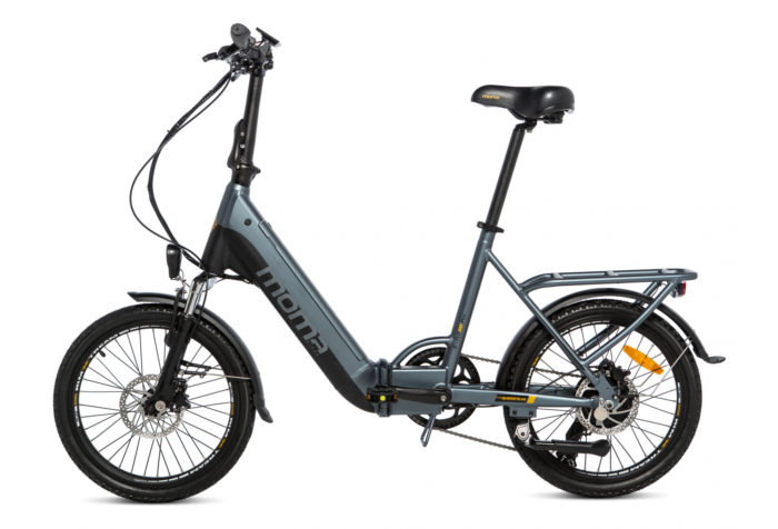Bicicleta eléctrica plegable.