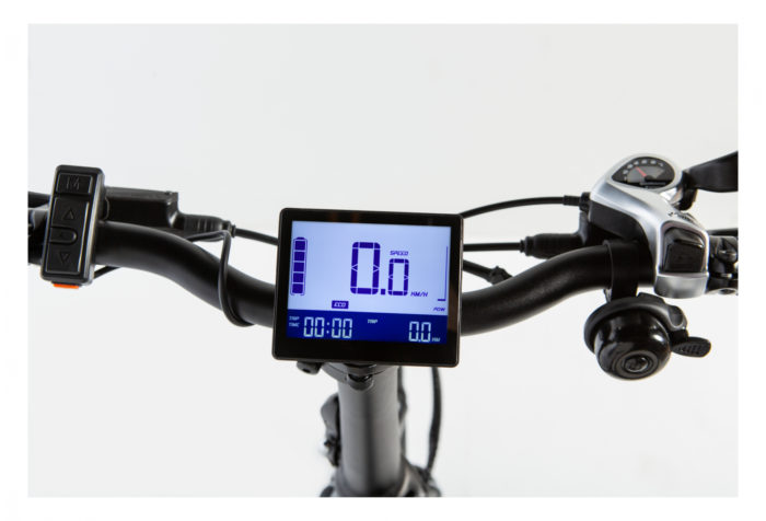 Bicicleta eléctrica plegable.
