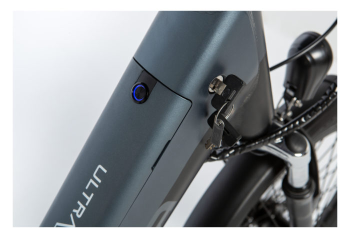 Bicicleta eléctrica plegable.